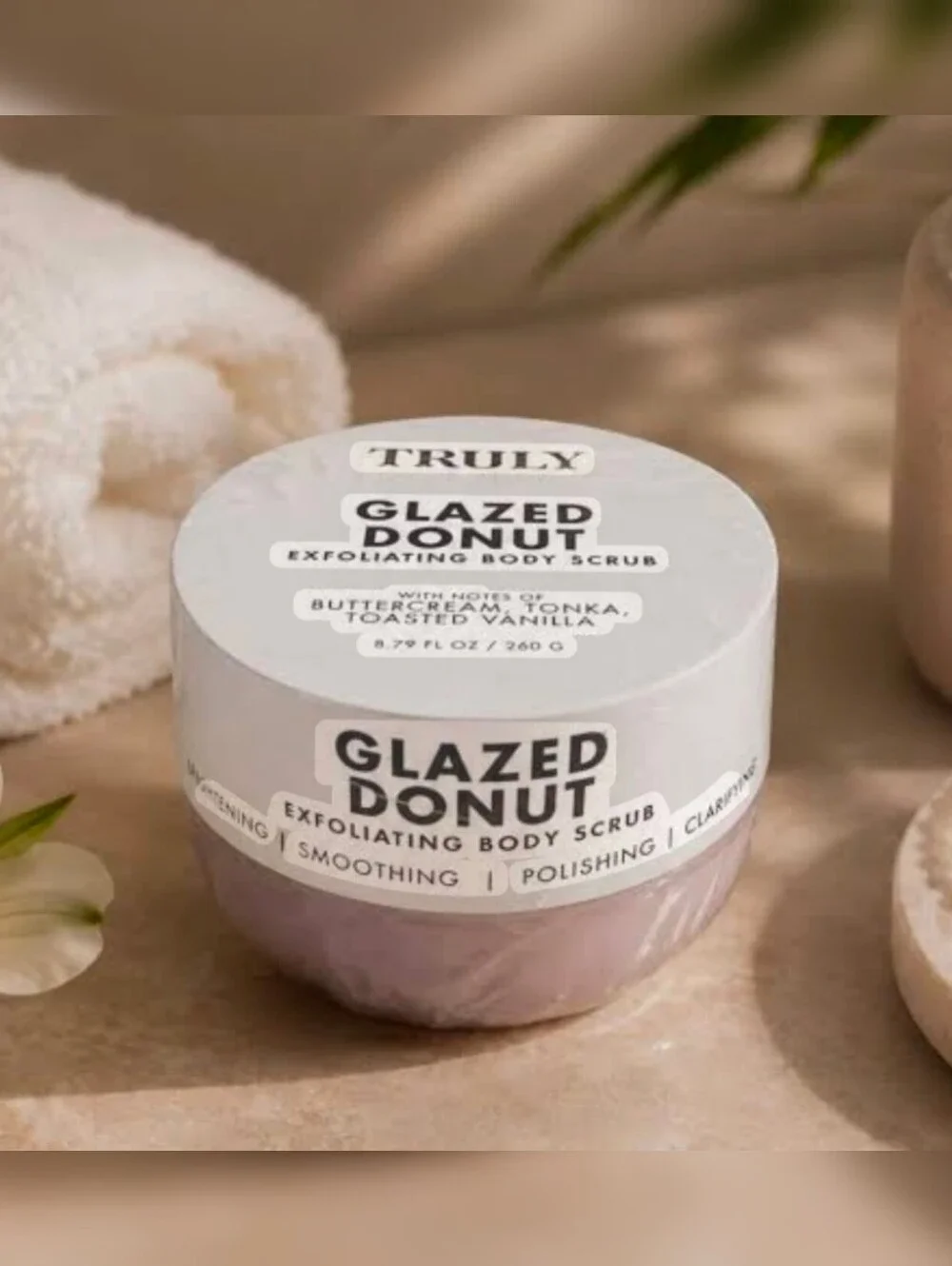 Truly Glazed Donut Exfoliating Body Scrub New